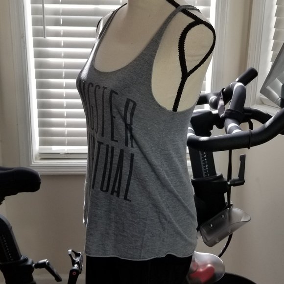 Spiritial Gangster | Grey Racerback Tank: Spanish - Picture 2 of 7